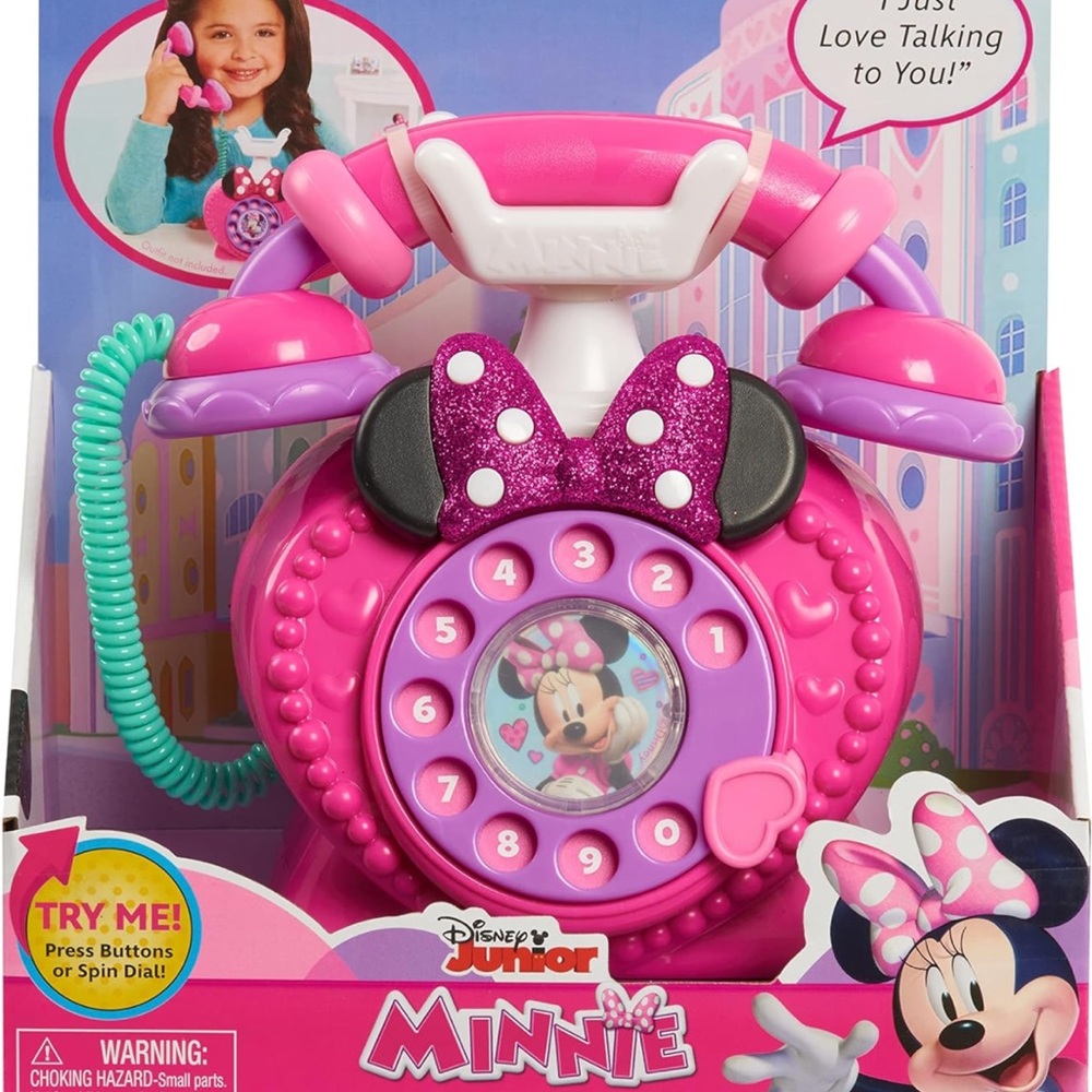 NIB Minnie Mouse dial phone